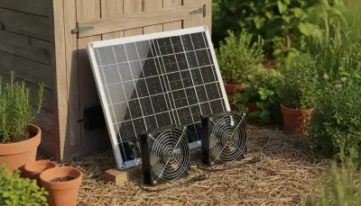 Effiziente Kühlung mit Solarventilatoren