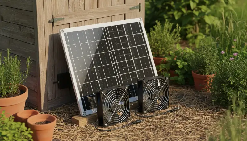 Effiziente Kühlung mit Solarventilatoren