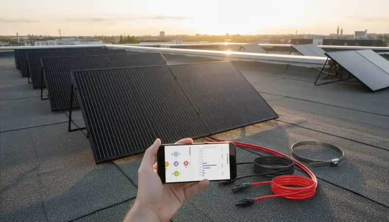 Flachdach Balkonkraftwerk: Energieeffizienz Maximieren