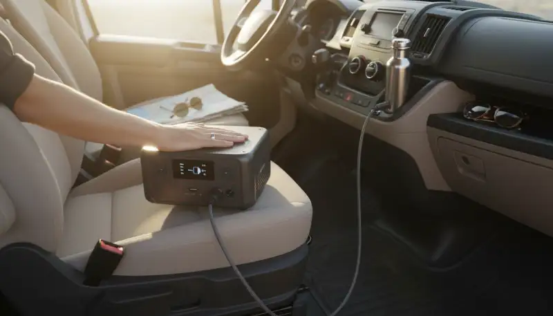 Ihre Powerstation sicher im Auto laden