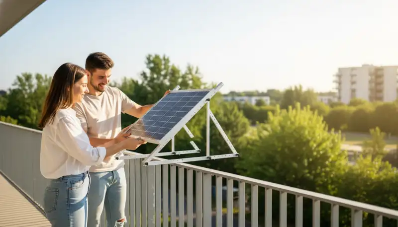 Sichere Balkonkraftwerk Montage leicht gemacht