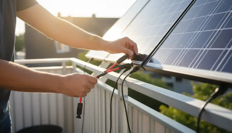 Y-Kabel: Balkonkraftwerk effizient erweitern