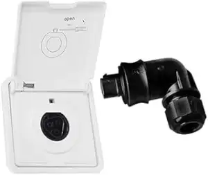 Wieland Set Anschlussdose AP Einspeisesteckdose Mini PV Balkonkraftwerk 90 ° Ste