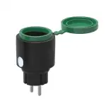 Offgridtec Smart WiFi Außensteckdose, App-gesteuert über Smart Life/Tuya, Echtzeit-Energieüberwachung, Timer & Szenen, Alexa/Google Home kompatibel, 16A/3680W Maximalbelastung, 1 Stück