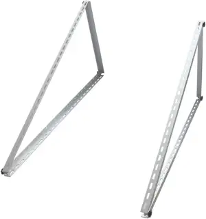 Halterung für Solarpanel Aufständerung bis 118 cm Flachdach PV Solarmodul | Vers