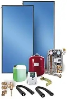 Solaranlage Flachkollektor Paket Solar SX 2.0 4,04 m² Solarthermie Solar Warmwas