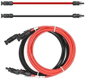 SOLARTRONICS Verlängerungskabel 6mm² inkl. Solarstecker 2x0,5m - PV Kabel H1Z2Z2