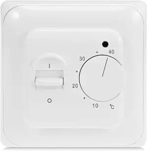 KETOTEK Manuell Raumthermostat Fußbodenheizung Elektrisch Regler mit Fühler 230V