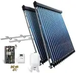Röhrenkollektor Solarpaket Vakuumröhrenkollektor HP22-2 7,22 m² Flachdach Solar