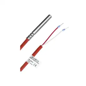 ENVIRON- PT1000 Temperaturfühler | Made in Germany | 2 Meter Silikon-Leitung bis