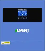 4200W Hybrid Wechselrichter 24V DC/230V AC Reiner Sinus Solarwechselrichter 100A MPPT + Netzeinspeisung,Max PV-Eingangsspannung 500V + 4 Lademodi für 24V Lithium Batterien Wohnmobile/Hausnotstrom