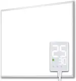 Heidenfeld Infrarotheizung HF-HP100-3 | ?? ????? ???????? - 300 Watt - Bis 8 m² - Infrarot Heizkörper - Elektroheizung mit Thermostat - Überhitzungsschutz (HF-HP100-3 300 Watt)