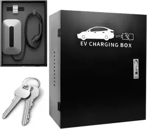 Wallbox Wetterschutzbox| Universelle Schutzhülle für Typ1/Typ2 Ladegeräte | Mit 