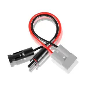 60cm Solarstecker auf 50A Anderson Steckverbinder Kabel,10AWG Stecker für Solarmodulkabel,Solarpanel Kabel Kit,Solarpanel Verlängerungskabel für Tragbare Generatoren Energiespeicher RV