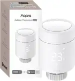 Aqara Smartes Heizkörperthermostat W600, Matter, Thread/Zigbee Thermostat, Energiesparen, Sprachsteuerung,Geofencing, Kompatibel mit Apple Homekit, Home Assistant, Alexa und Google
