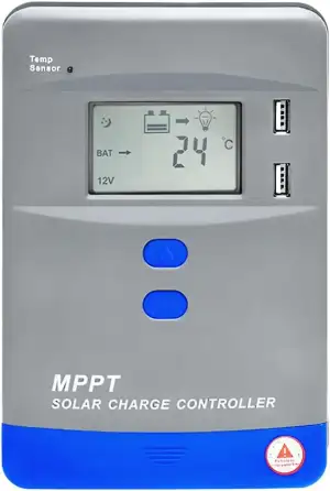 Y&H MPPT Laderegler 40A Solarladeregler 12V/24V Automatische Identifikation LCD-
