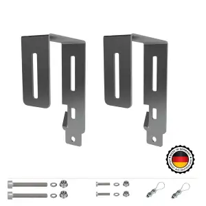 Solar Haken Balkon passend für Solarpanel Balkonkraftwerk Befestigung Eckig bis 