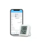 THIRDREALITY Zigbee Temperature and Humidity Sensor with Digital LCD Display, ZigBee Hub Required...