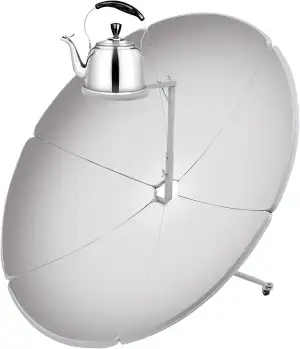 59 Zoll Solarkocher, 1800 W Parabolischer Solarkocher Hocheffizienter Sonnenofen