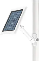 HOLACA Solarpanel Masthalterung - Kompatibel mit Rin-g, Arl-o, Eufy, Wyze, REO-link und weiteren Solarpanels mit 1/4"-Gewinde, Weiß