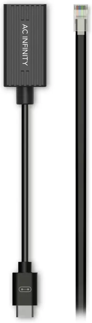 AC Infinity RJ11/12-zu-UIS Adapterkabel Typ-A – Adapter-Dongle inkl. Verlängerun