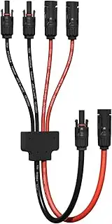 enernova Solarkabel Y-Verteiler, 4mm²-6mm² Solar-Anschlusskabel, IP68 Wasserdich