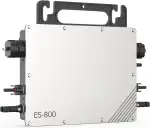 Mikro-Wechselrichter 800W, Solar Wechselrichter MPPT Mikro-Solar-Netzeinspeise, Plug and Play Home Einfache Installation AC Cable WiFi Überwachung mit APP IP67 Wasserdicht