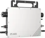 Mikro-Wechselrichter 800W, Solar Wechselrichter MPPT Mikro-Solar-Netzeinspeise, Plug and Play Hom...