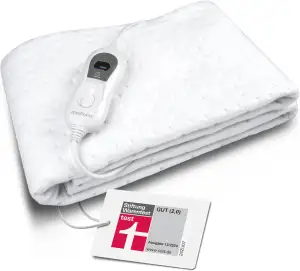 medisana HU 665 Wärmeunterbett 150 x 80 cm, Heizdecke mit Abschaltautomatik und 