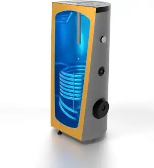 SUNEX® Warmwasserspeicher 200L mit 1 Wärmetauscher, Wärmepumpenspeicher, bis 110