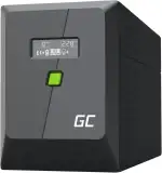 Greencell UPS 2000VA 1200W PowerProof mit LCD-Display – Modifizierte Sinuswelle, Stromschutz für Geräte, Überspannungsschutz, Notstromversorgung für Haushaltsgeräte, USB/RJ45, 4X Schuko + IEC