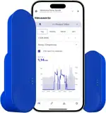 Smart Meter Stromzähler auslesen mit IR Lesekopf, WLAN und App - mit Batterie oder USB-C - Home Assistant kompatibel, hohe Reichweite