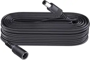 10 m DC Power Verlängerungskabel, Stecker 5.5mm x 2.1mm, unterstützt DC 5V 6V 9V