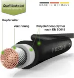 SOLARTRONICS Verlängerungskabel 6mm² inkl. Solarstecker 2x2m - PV Kabel H1Z2Z2-K beidseitig rot/schwarz - Photovoltaik Kabel mit Stecker - Solarkabel für PV Solaranlage - Made in Germany (2 x2m)