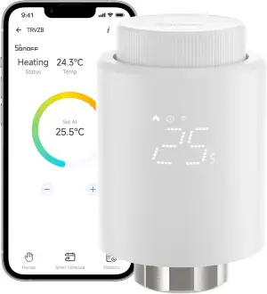 SONOFF Smart Heizkörperthermostat TRVZB, Smart Heizungsthermostat mit App-Funkti