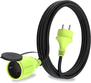MutecPower 3m Schuko Verlängerungskabel für den aussenbereich IP44 H05RR-F3G 1,5