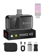 Wärmebildkamera HIKMICRO Mini2 V2, 512x384 Auflösung mit SuperIR, ＜40mK, 25Hz, iOS/Android, 50° W...