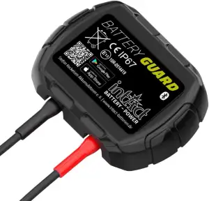 intAct Battery-Guard | Bluetooth-Batteriewächter für 12V Batterien | kompatibel 