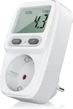 CSL - Energiekostenmessgerät Stromkostenmessgerät Stromverbrauchszähler - Standby Verbrauchsmessung ab 0,2W - effektive Kostenüberwachung - 3680W - integrierter erhöhter Berührungsschutz