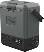 YOLCO ET8 CARBON Kompressor Kühlbox 8L – Auto Kühlschrank 12V/24V/230V, Tragbare Elektrische Kühl...