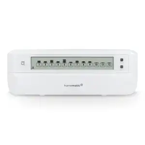 Homematic IP Fußbodenheizungscontroller – 12 Kanäle, motorisch, Smart Home, Digi