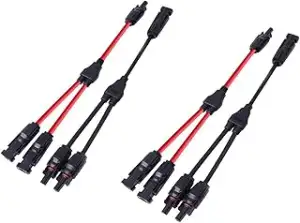 Solaranschluss Y-Zweig Paralleladapter Solarpanel-Kabel Steckverteiler Photovolt