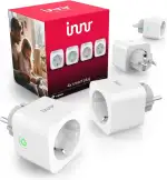 Innr Smart Plug, funktioniert mit Hue* und Alexa (Bridge erforderlich), Zigbee Repeater, 16A Steckdose mit Strommessung, 4 Stück
