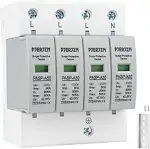 Überspannungsschutz & Überspannungsableiter 230V/275V Typ 1+2 (20-50kA 4P) – Blitzschutz für Haus...