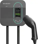 EM2GO Wallbox 11kW Home Power, E-Auto Ladestation mit 16A CEE Adapter, 6.5m E-Auto Ladekabel Wallbox mit App, Typ 2 Stecker Ladekabel Halterung