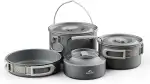 Naturehike Camping Topfset Geschirr Kochgeschirr Set Kochtopf für 2-7 Personen Zum Camping Outdoor Wandern Picknick BBQ