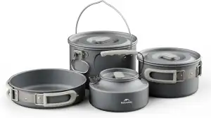 Naturehike Camping Topfset Geschirr Kochgeschirr Set Kochtopf für 2-7 Personen Z