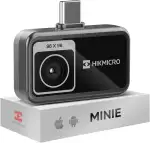 HIKMICRO Minie Wärmebildkamera - iOS/Android, 192×192 SuperIR Bildverbesserung, 25Hz, für Smartph...
