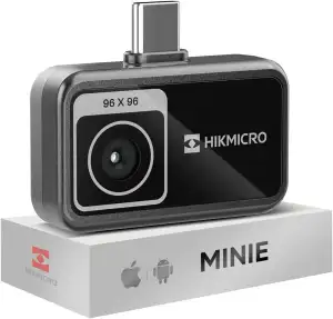 HIKMICRO Minie Wärmebildkamera - iOS/Android, 192×192 SuperIR Bildverbesserung, 