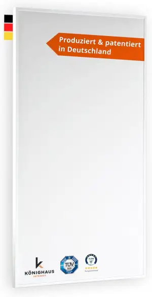 Könighaus Infrarotheizung - 130-1200 Watt mit TÜV SÜD + 5 Jahre Herstellergarant
